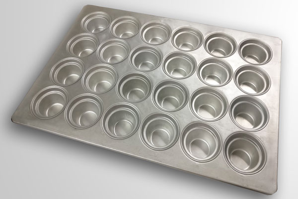 Z51 CRM80G 654524C  Alu. Steel Crown 80G Muffin Tray